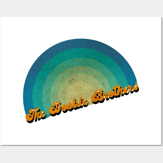 vintage retro The Doobie Brothers Wall Art by BerduaPodcast